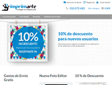 Tablet Screenshot of imprimarte.es